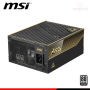 FUENTE DE PODER MEG Ai1600T PCIE5 1600W BLACK 80 PLUS PLATINUM FULL MODULAR (PN:306-7ZPEX23-CEO)