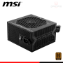 FUENTE DE PODER MSI MAG A750BN PCIE5 750W 80 PLUS BRONZE (PN:306-7ZP2C23-CE0)