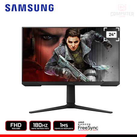 MONITOR SAMSUNG ODYSSEY G3 LS24DG300ELXPE 24" FHD 1920x1080/180HZ/1MS/AMD RADEON FREESYNC