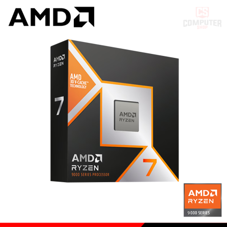 PROCESADOR AMD RYZEN 7 9850X3D 4.70GHZ HASTA 5.60GHZ 104MB 8 CORE AM5 (PN:100-100001973WOF)