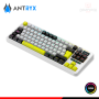TECLADO ANTRYX TK950 PRO WHITE RGB SWITCH RED MECANICO PANTALLA LCD 1.2" CONEXIÓN WIRELESS/BLUETOOTH/WIRED USB