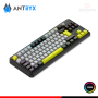 TECLADO ANTRYX TK950 PRO BLACK RGB SWITCH RED MECANICO PANTALLA LCD 1.2" CONEXIÓN WIRELESS/BLUETOOTH/WIRED USB
