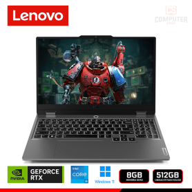 LAPTOP LENOVO LOQ 15IAX9/GEFORCE RTX 3050 6GB GDDR6/CI5-12450HX/15.6" FHD/8GB DDR5/SSD 512GB/W11 (PN:83GS000BLM)