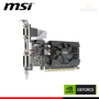 TARJETA DE VIDEO MSI GEFORCE GT 710 2GB DDR3 64BITS LOW PROFILE (PN:912-V809-4415)