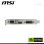 TARJETA DE VIDEO MSI GEFORCE GT 710 2GB DDR3 64BITS LOW PROFILE (PN:912-V809-4415)