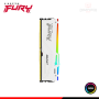 MEMORIA 16GB DDR5 KINGSTON FURY BEAST WHITE INTEL XMP BUS 5200MHz (PN:KF552C40BWA-16)