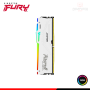 MEMORIA 16GB DDR5 KINGSTON FURY BEAST WHITE INTEL XMP BUS 5200MHz (PN:KF552C40BWA-16)