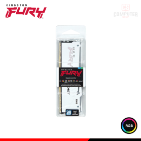 MEMORIA 16GB DDR5 KINGSTON FURY BEAST WHITE INTEL XMP BUS 5200MHz (PN:KF552C40BWA-16)