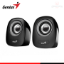 PARLANTE GENIUS SP-Q160 GRAY MULTIMEDIA SOUND 2.0 CONEXIÓN USB (PN:SP-Q160.GRAY.USB)