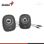 PARLANTE GENIUS SP-Q160 GRAY MULTIMEDIA SOUND 2.0 CONEXIÓN USB (PN:SP-Q160.GRAY.USB)