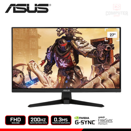 MONITOR ASUS TUF GAMING VG279Q5A 27" FHD 1920x1080/200HZ/0.3MS/FREESYNC PREMIUM/COMPATIBLE NVIDIA G-SYNC (PN:90LM0C30-B011I1)