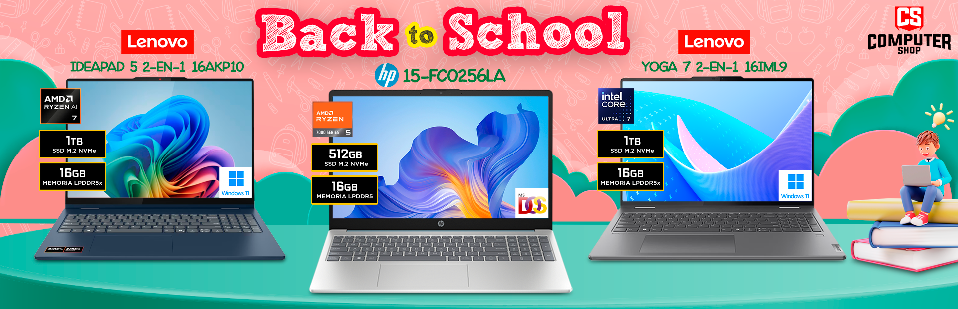 BACK TO SCHOOL LAPTOP COMPUTER SHOP